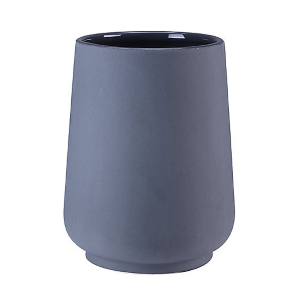 GRAY color Haven Daylesford 10" tall BREAKABLE CERAMIC Bathroom Waste Basket